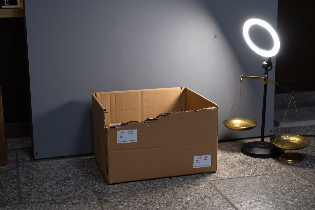 Midnight Logistics in Nikko Jeweler Stall in inside a jeweler's stall with brass scales and trays in Nikko