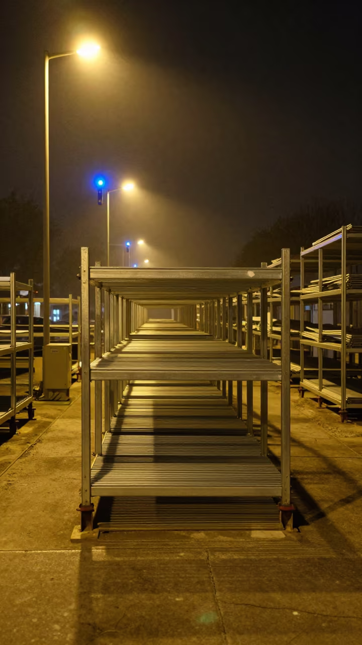 Midnight Logistics Rack in Utrecht Cross-Dock in inside a cross-dock lane in Utrecht