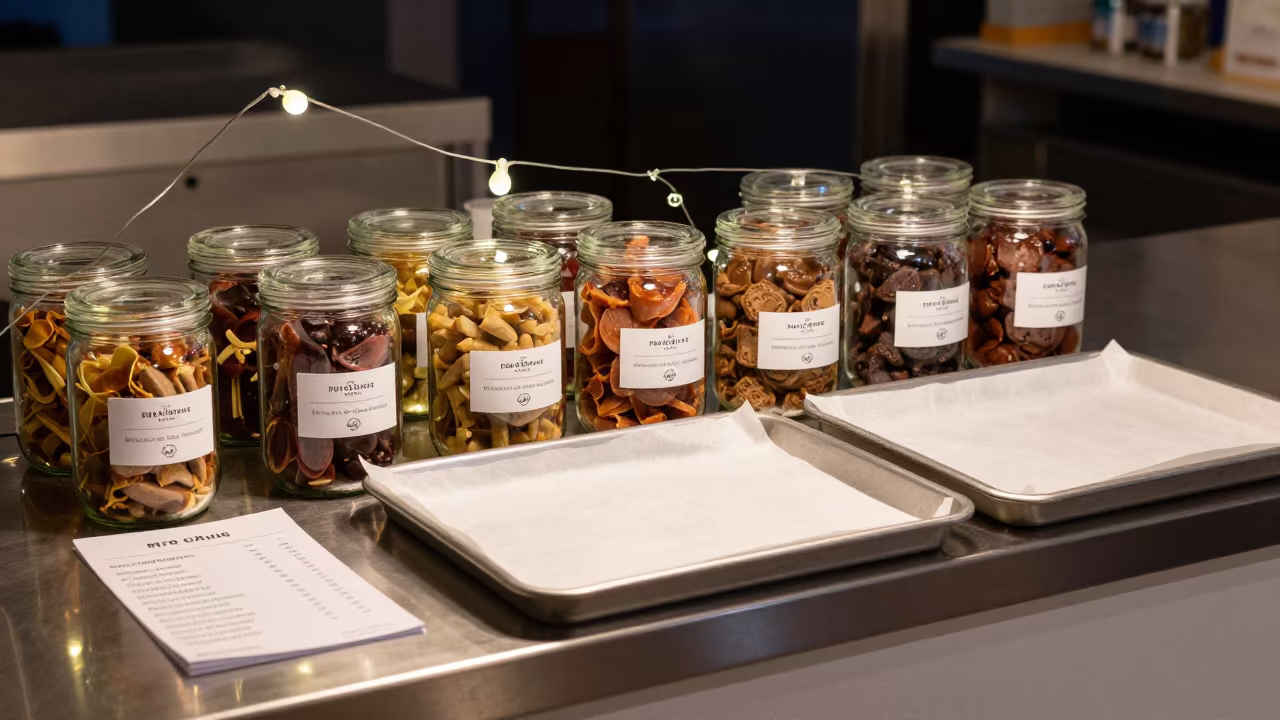 Midnight Pet Bakery Counter at Dog Wash Station in at a self-serve dog wash station near Ciego de Ávila