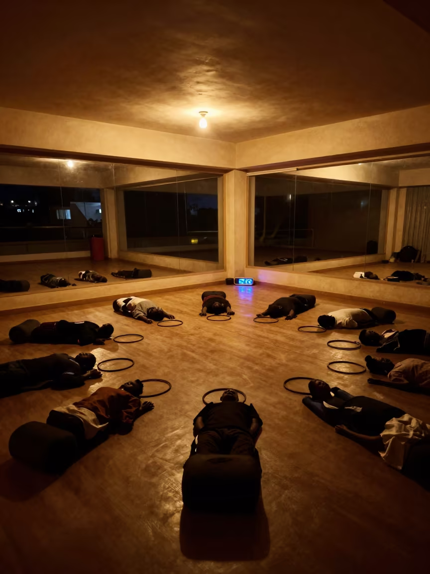 Midnight Recovery Circle in Niamey Strength Room in inside a strength room in Niamey