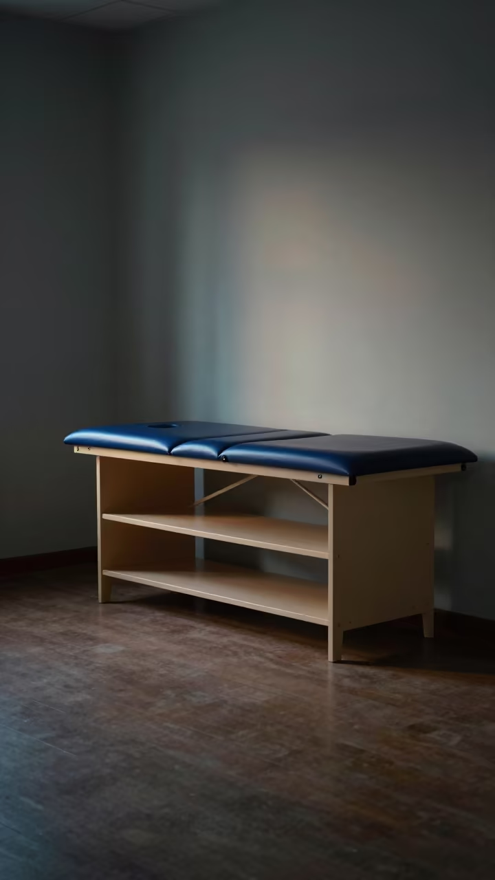 Midnight Rehab Shelf Near Mekele in inside a rehabilitation therapy room near Mekele