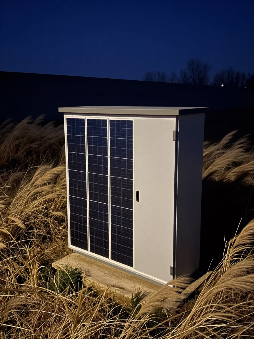 Midnight Solar Inverter Cabin Storm Barrier Jinan in beside a storm surge barrier near Jinan