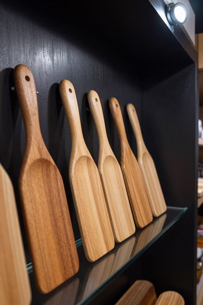 Midnight Sushi Paddle Shelf in San Cristóbal in along a front-of-store display run in San Cristóbal