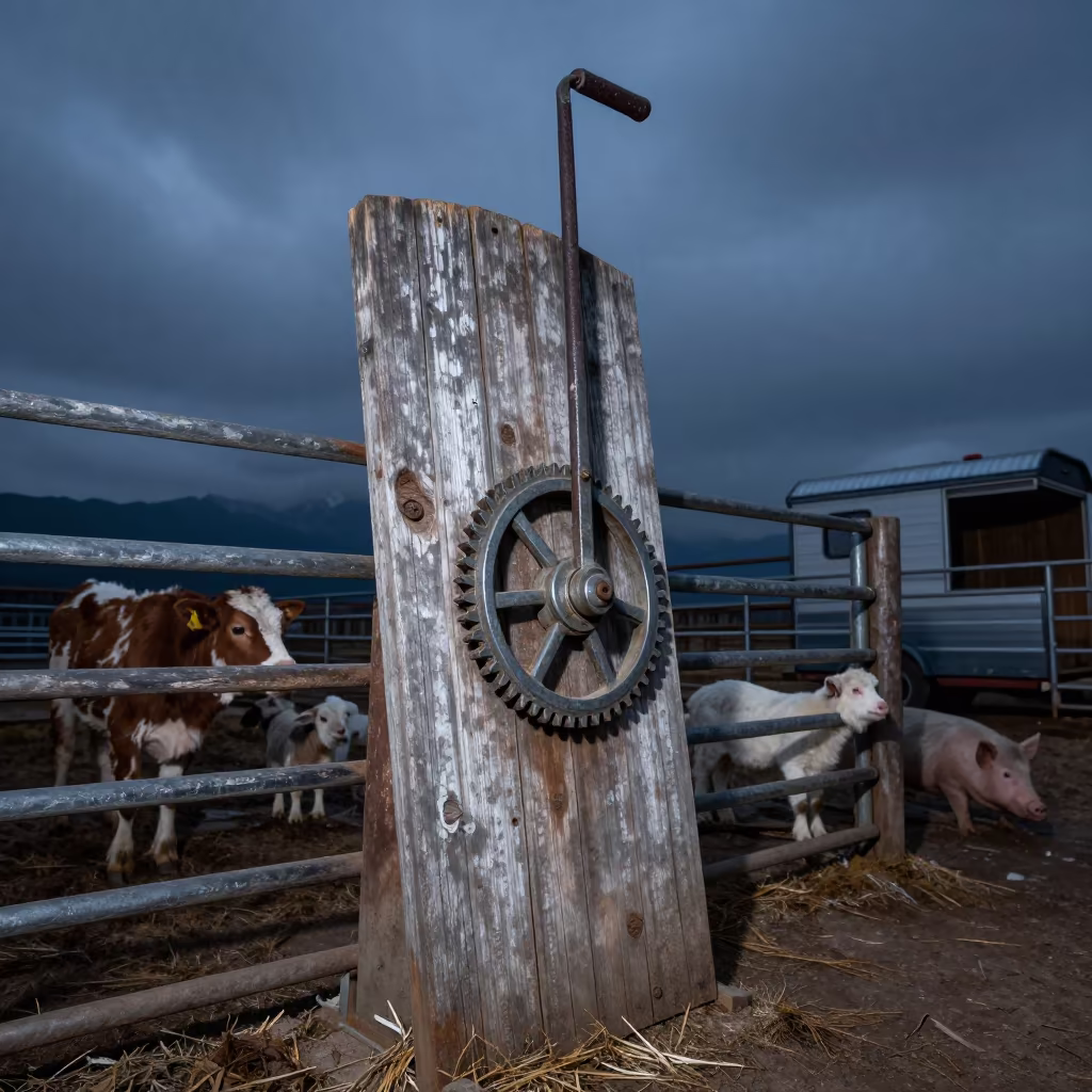 Midnight Ventilation Crank Board Yunnan Ranch in inside a ranch corral in Yunnan