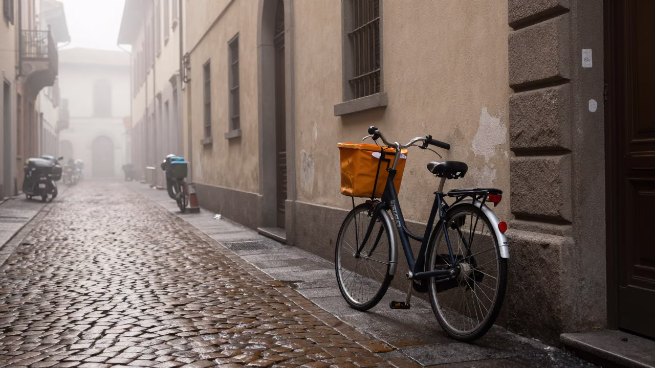 Milan Bucket at Dawn Light in in Milan, Italy