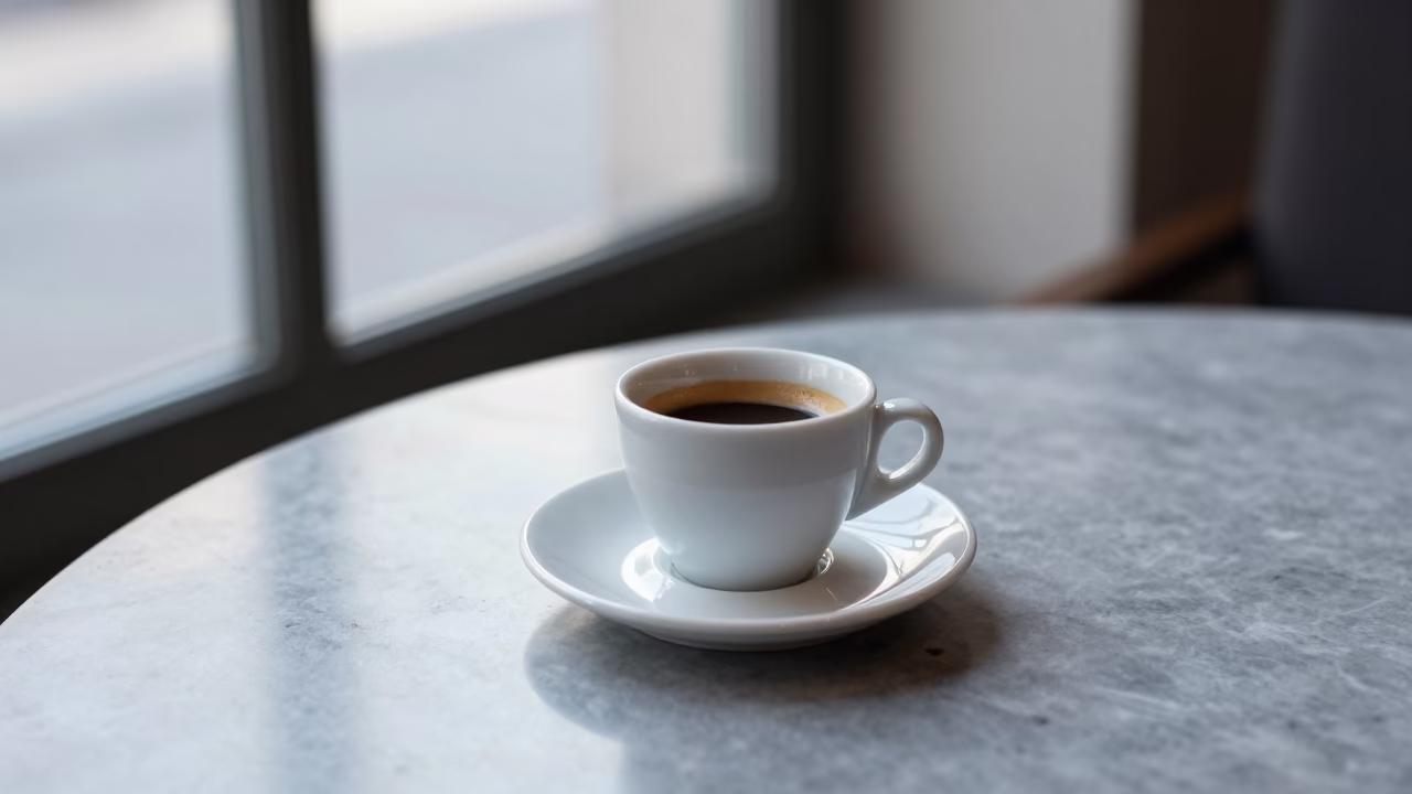 Milan Ceramic Espresso Cup in in Milan, Italy