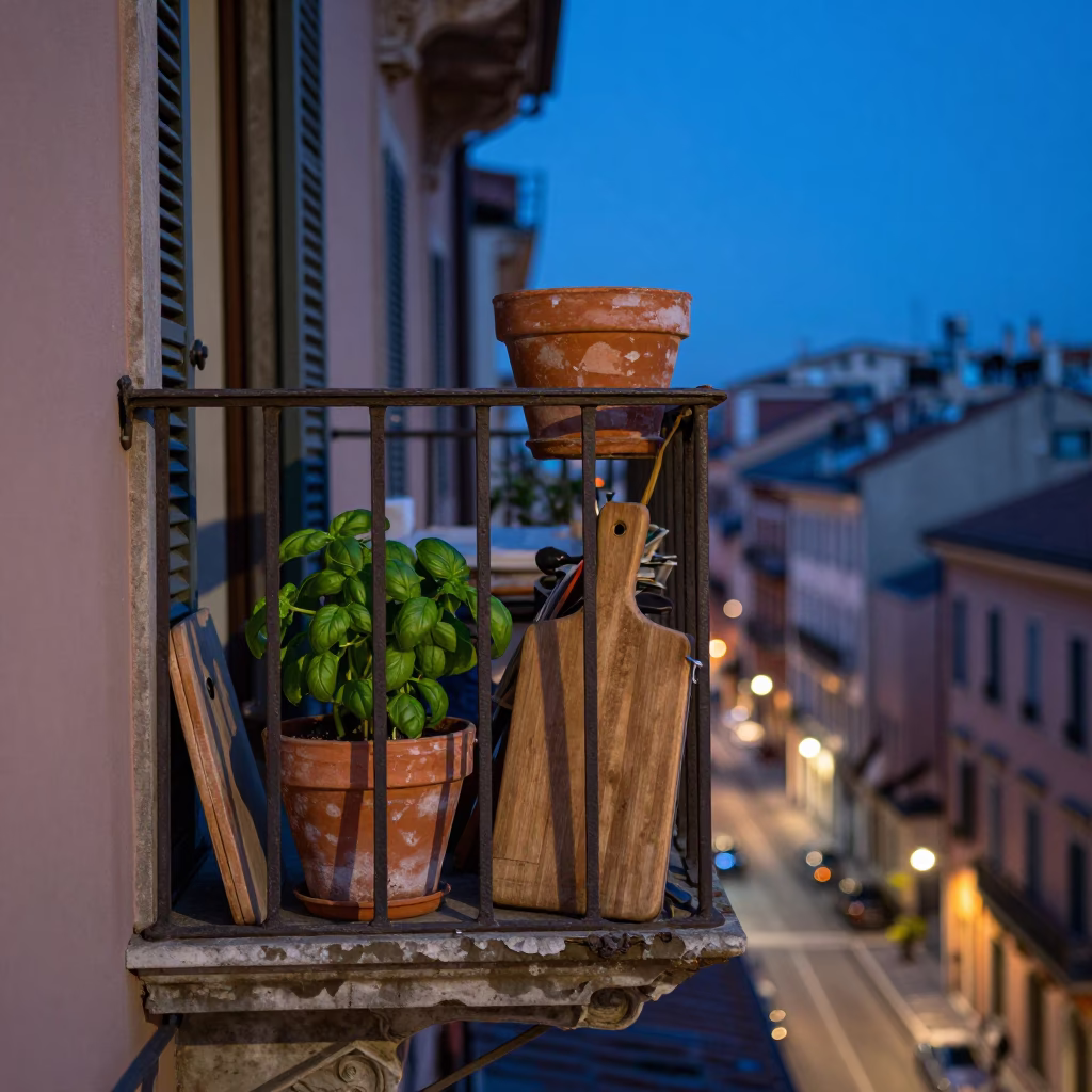 Milanese Balcony in Milan in in Milan, Italy
