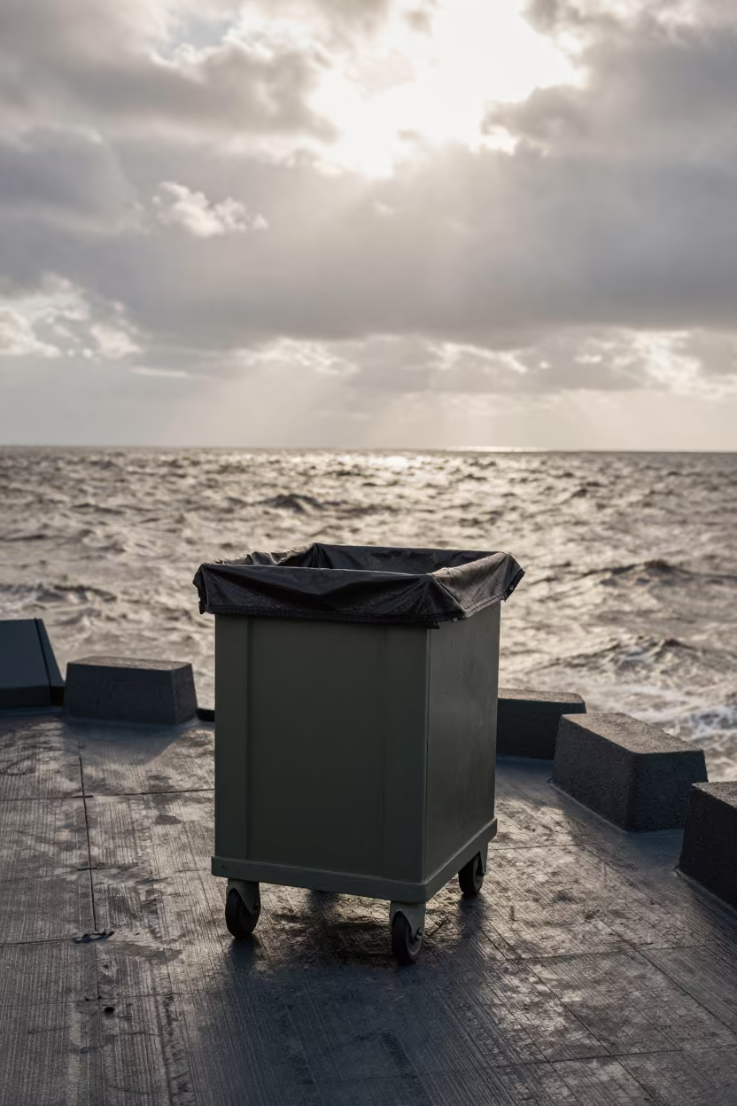 Military Liner Cart on Naval Deck in on a naval deck in rough wind in Ado Ekiti