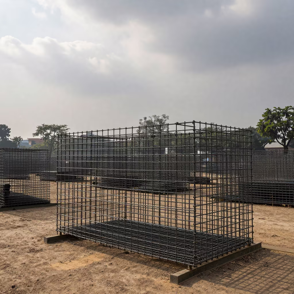 Military Parts Cage on Kathmandu Parade Ground in on a parade ground in Kathmandu
