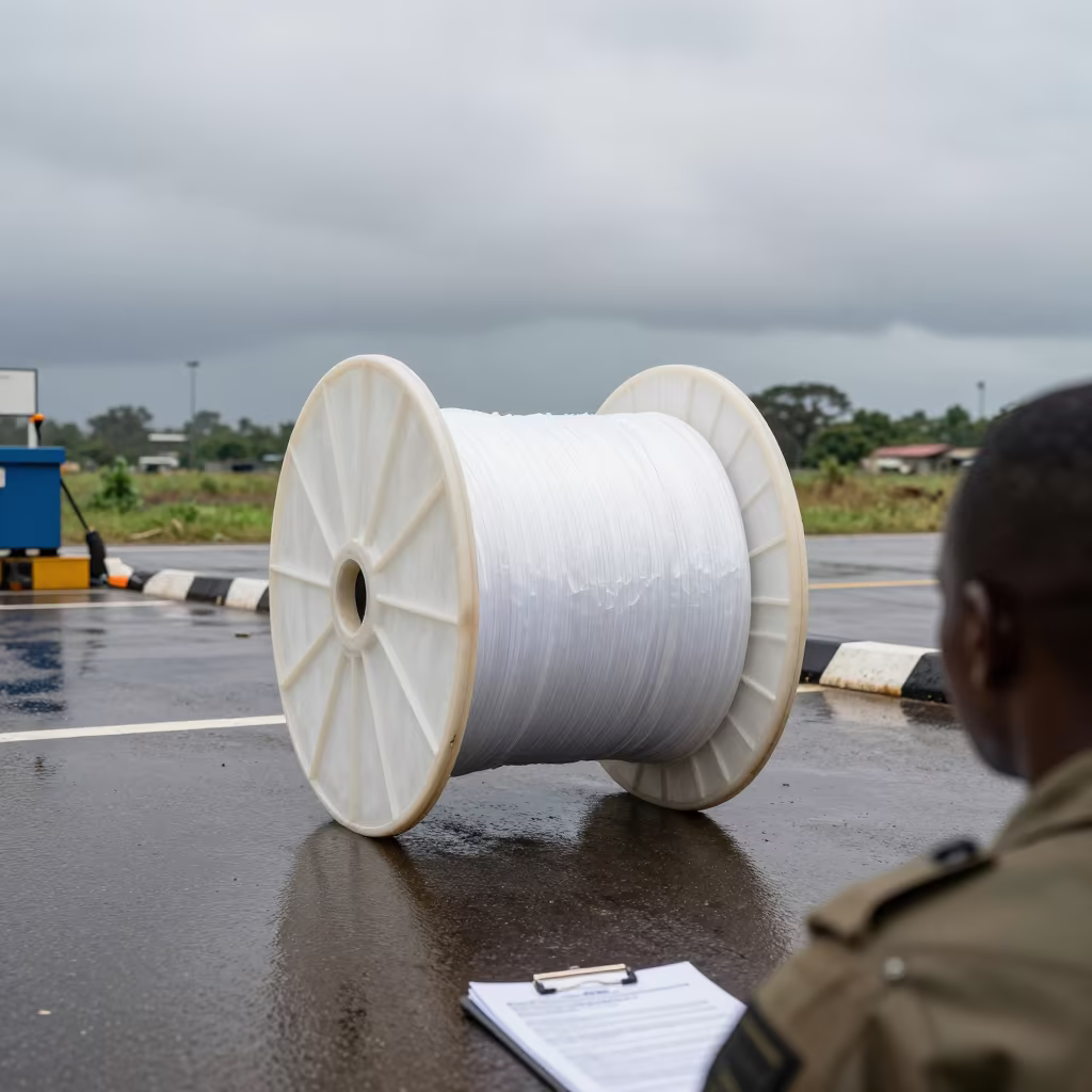 Military Spool at Monsoon Checkpoint in at a checkpoint lane near Bonon