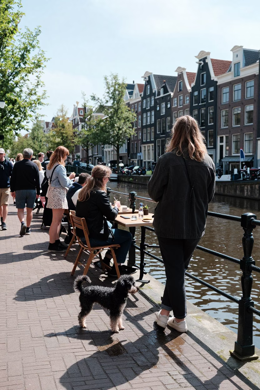 Miniature Poodle in Amsterdam in in Amsterdam, Netherlands