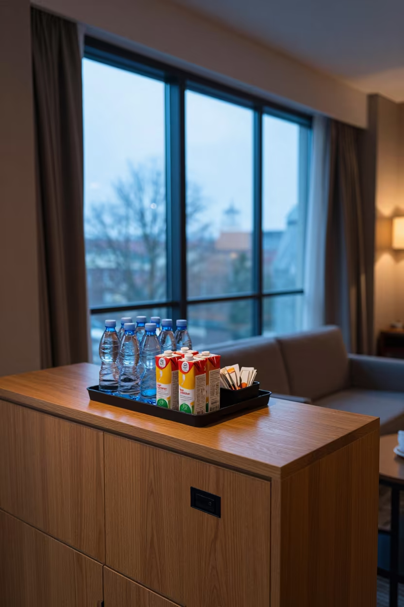 Minibar Tray Morning Light Breakfast Room Auckland in inside a breakfast room before opening in Karangahape Road, Auckland