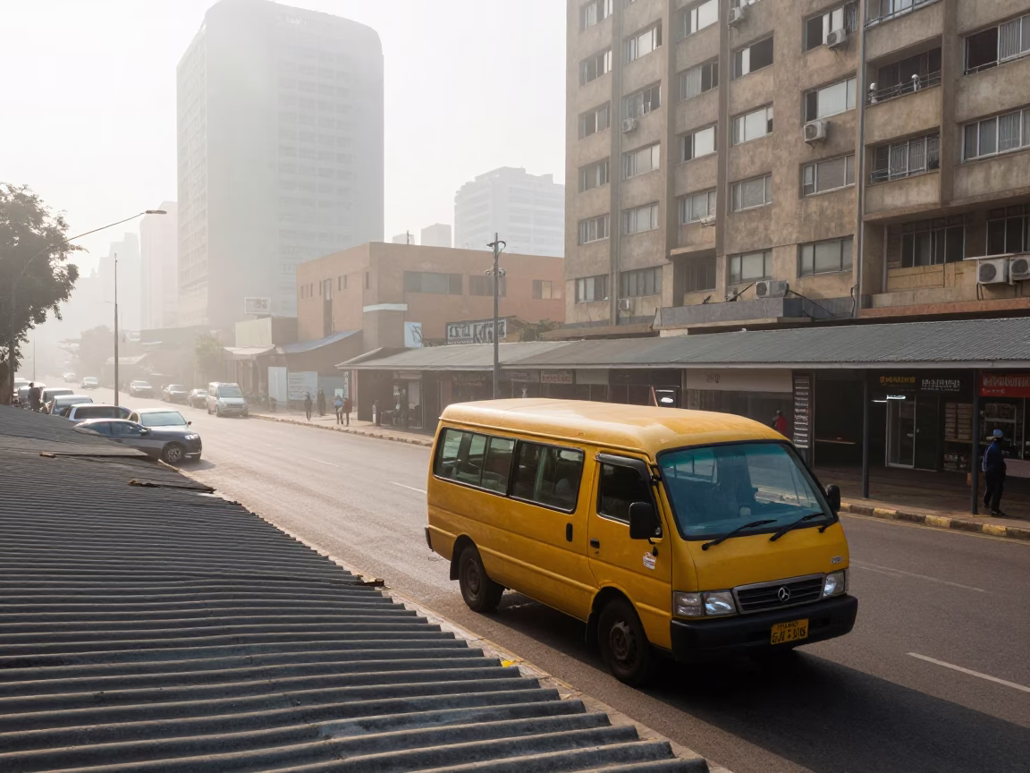 Minibus Taxi in Johannesburg in in Johannesburg, South Africa