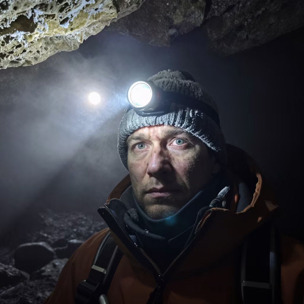 Minsk Explorer Headlamp Halo Mist Portrait in in Minsk