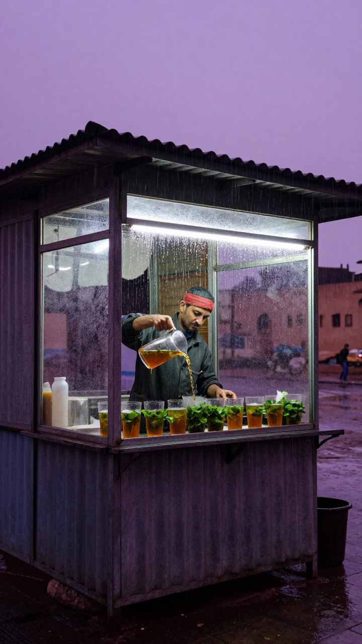 Mint Tea in Casablanca in in Casablanca, Morocco