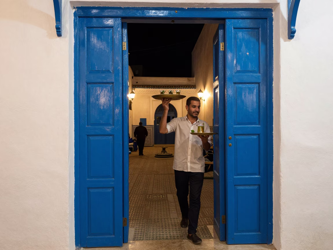 Mint Tea in Essaouira in in Essaouira, Morocco