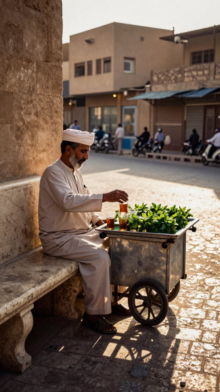 Mint Tea in Luxor in in Luxor, Egypt