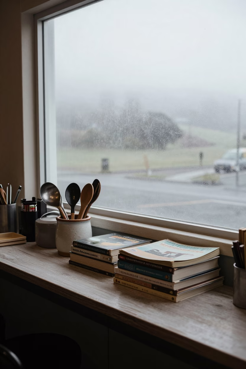 Misted Window in Wellington in in Wellington, New Zealand