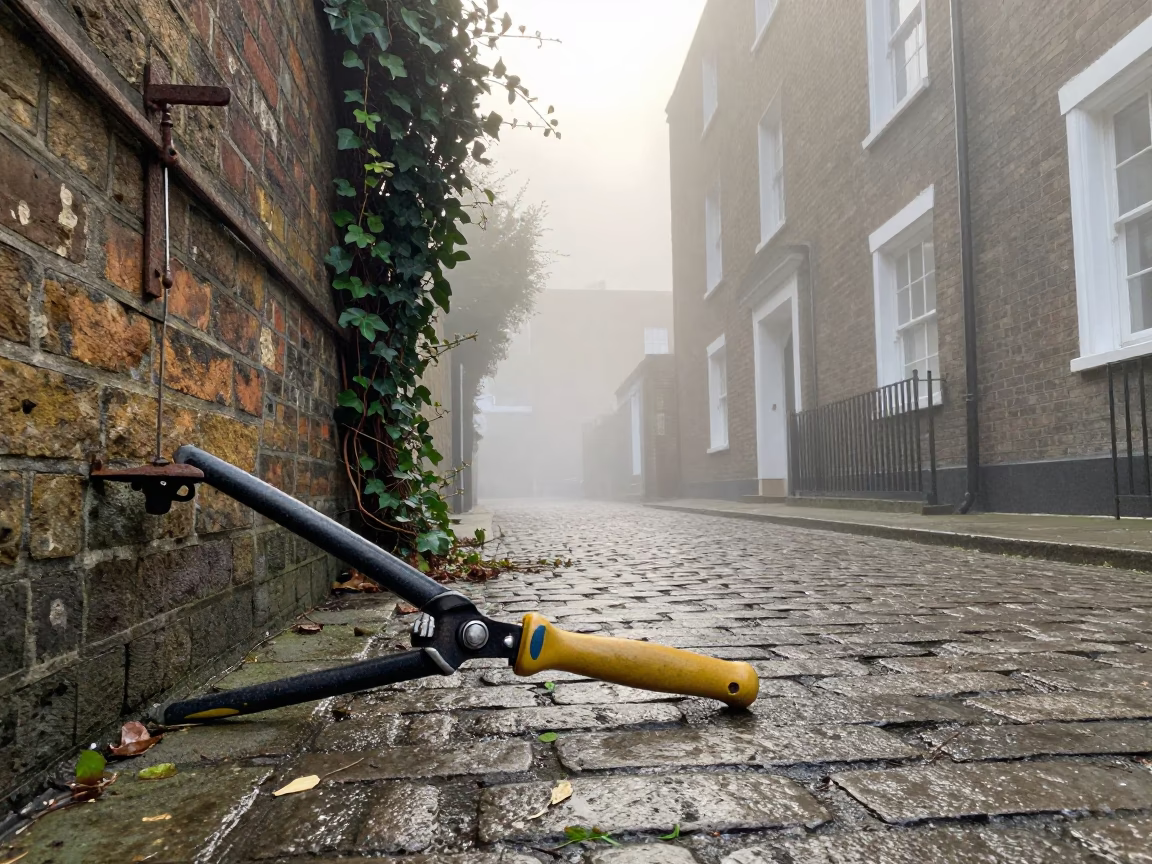 Misty Alley in London in in London, United Kingdom