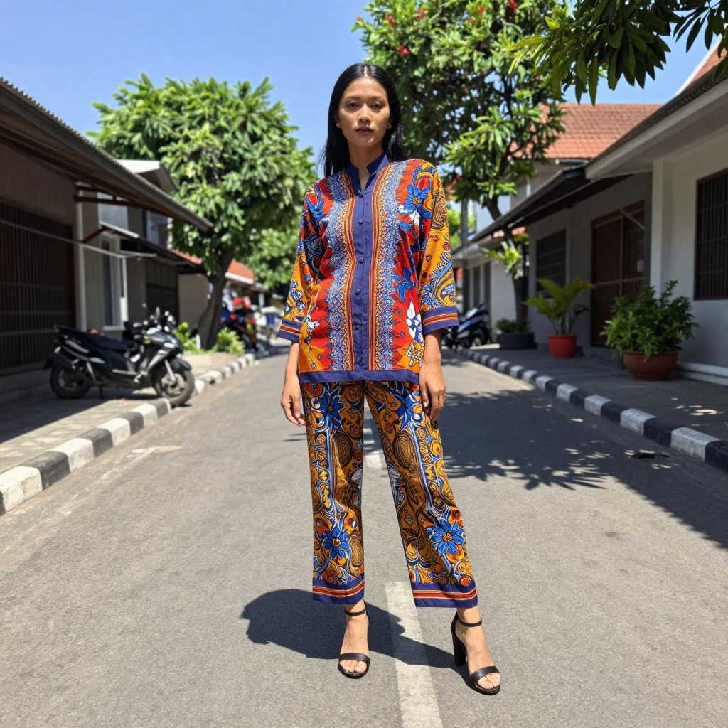 Model at Midday Light in Yogyakarta in in Yogyakarta, Indonesia