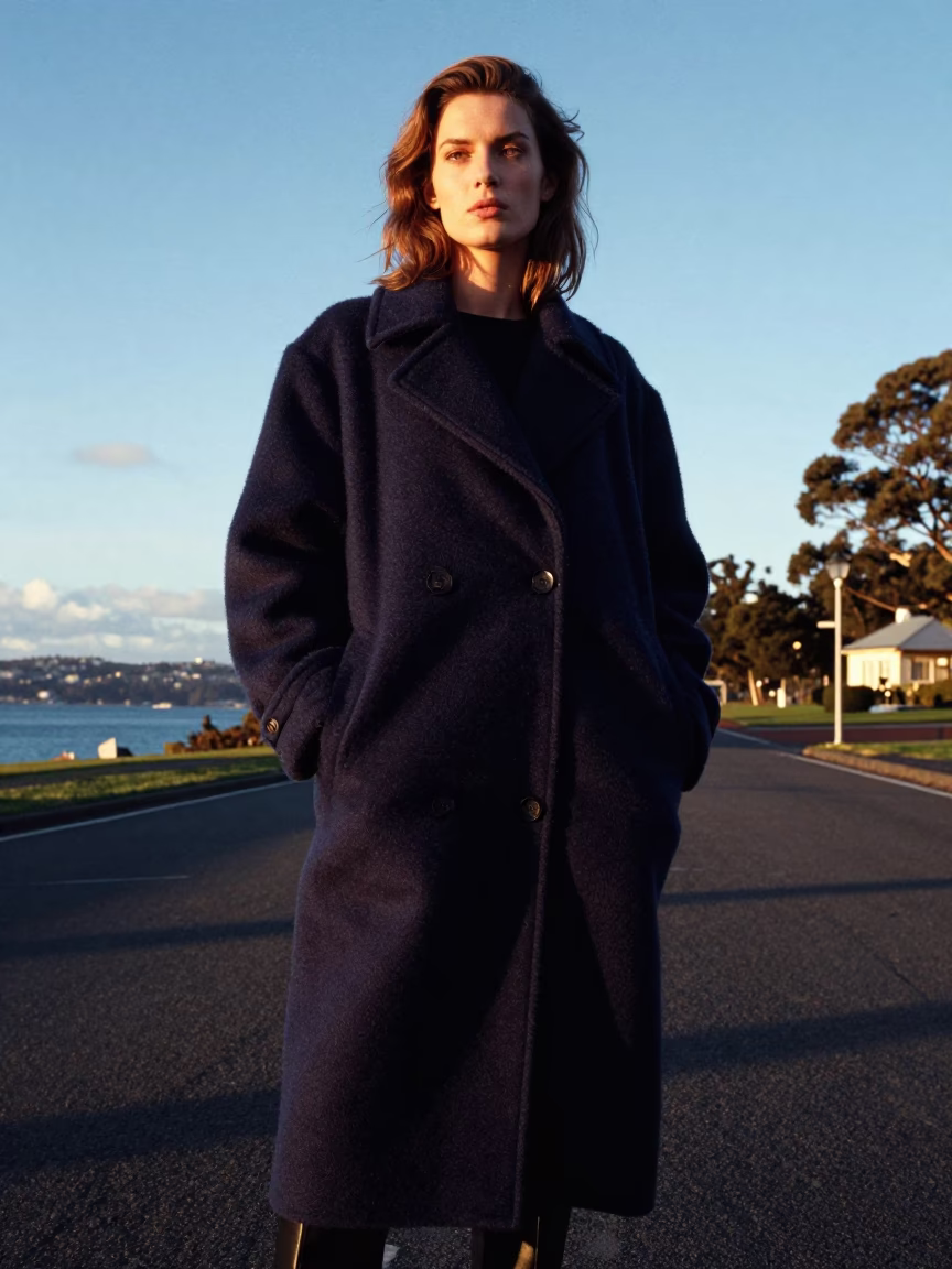 Model at The Early Afternoon Light in Hobart in in Hobart, Tasmania, Australia