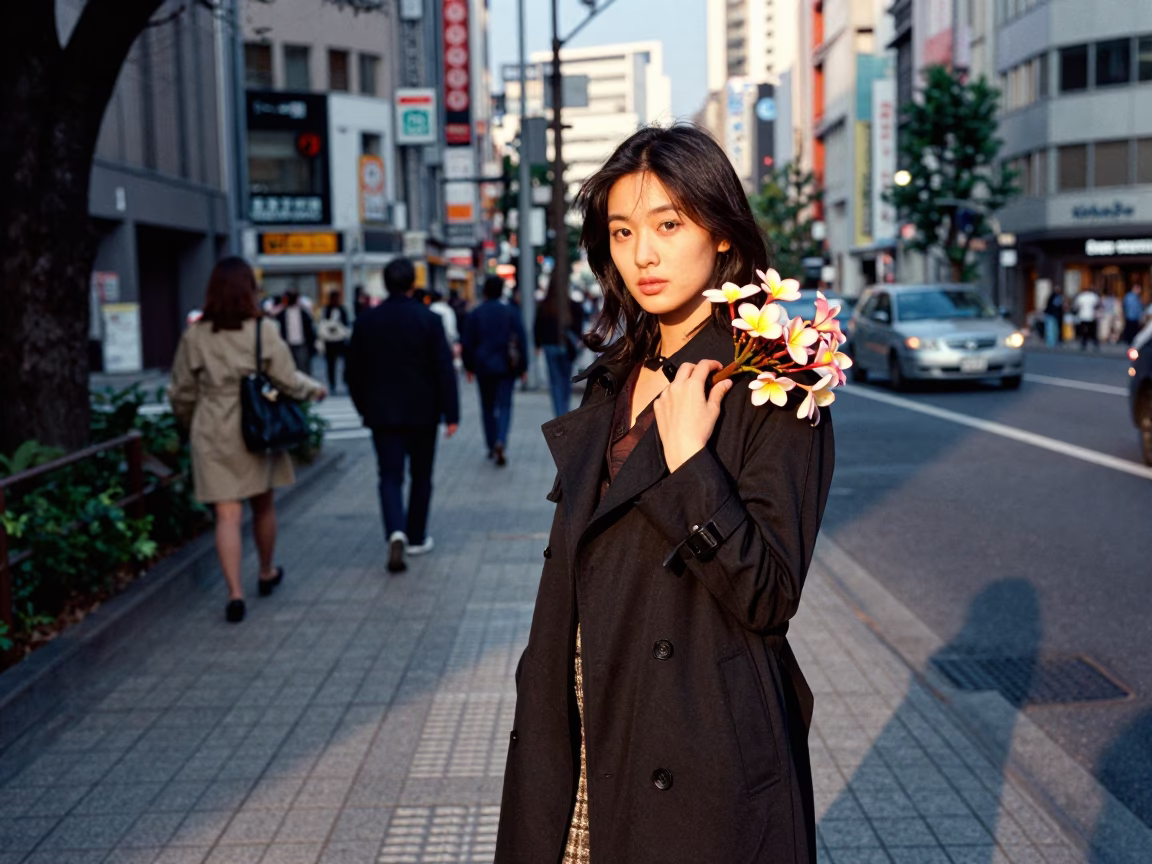 Model at The Early Afternoon Light in Tokyo in in Tokyo, Japan