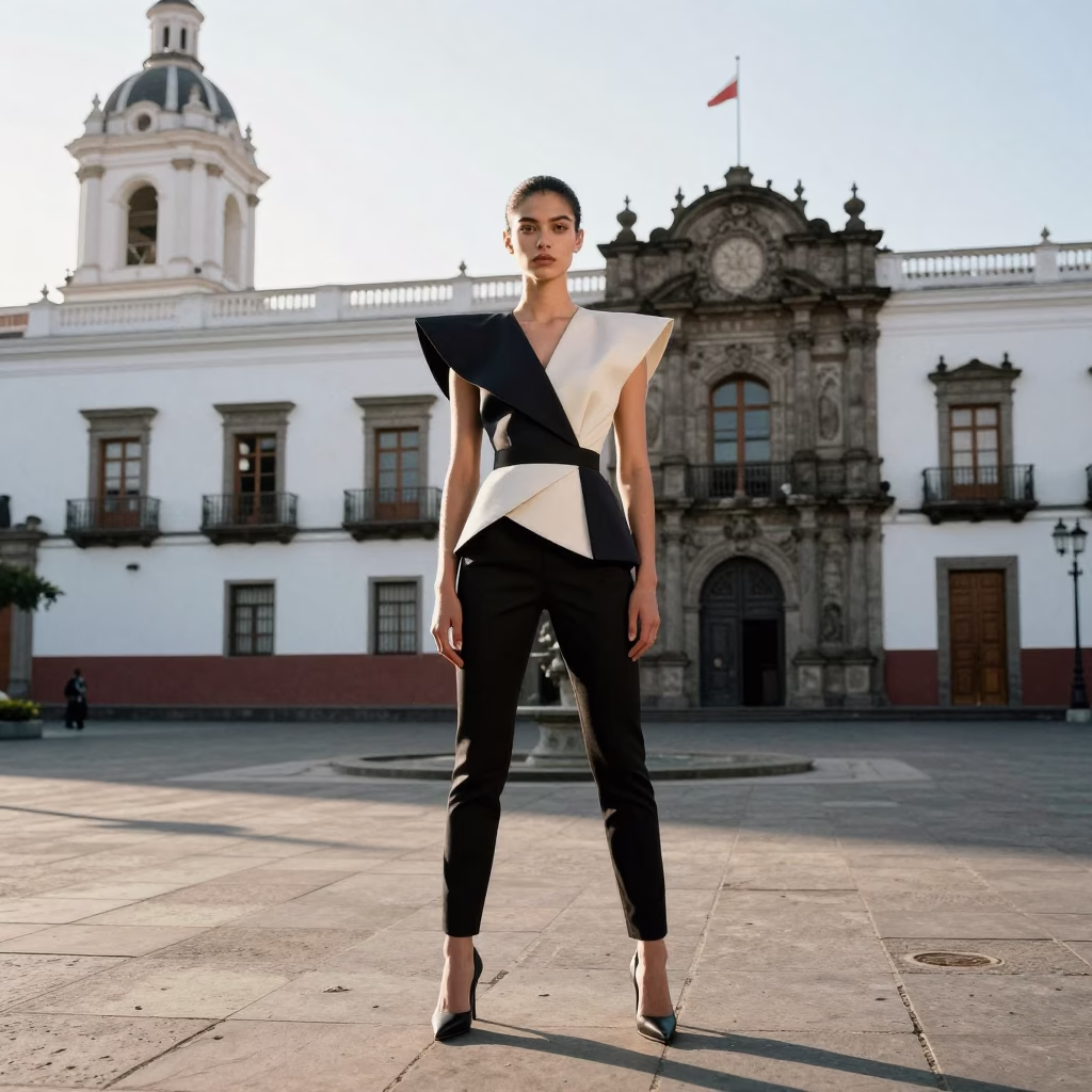 Model Early Afternoon Light in Quito in in Quito, Ecuador