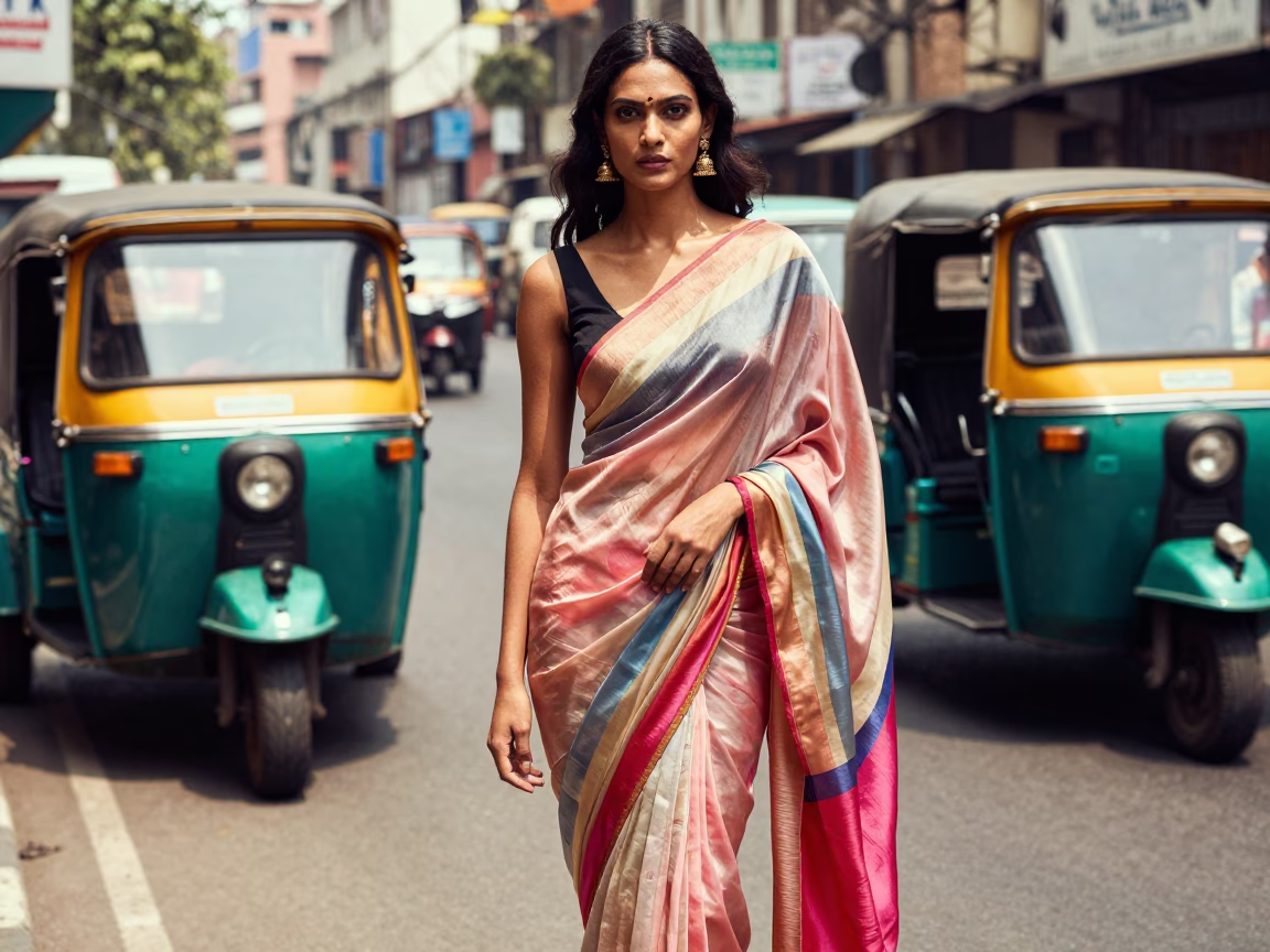 Model in Chennai at The Flat Glare Of Noon Light in in Chennai, India