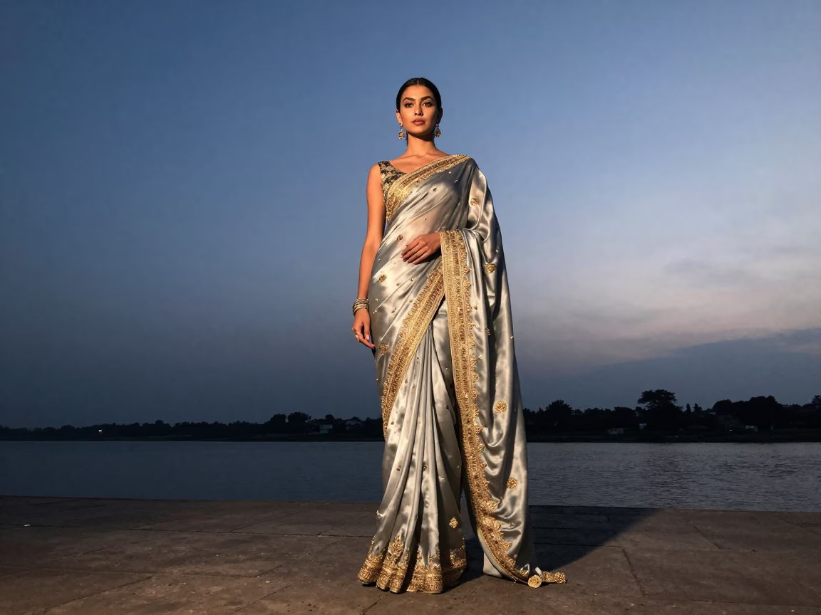 Model in Hyderabad at Nautical Dawn Light in in Hyderabad, India