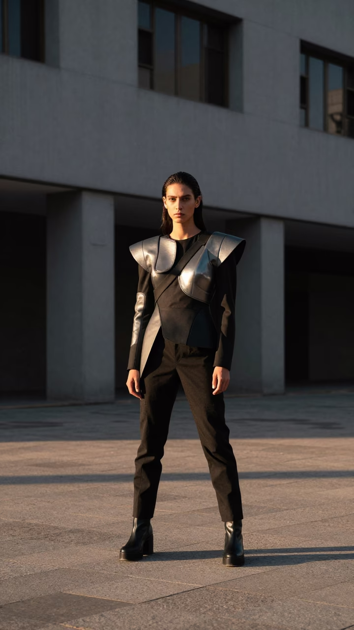 Model in Medellin at The Late Afternoon Light in in Medellin, Colombia