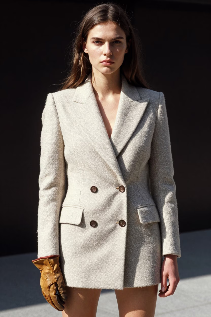 Model in Seoul at The Flat Glare Of Noon Light in in Seoul, South Korea