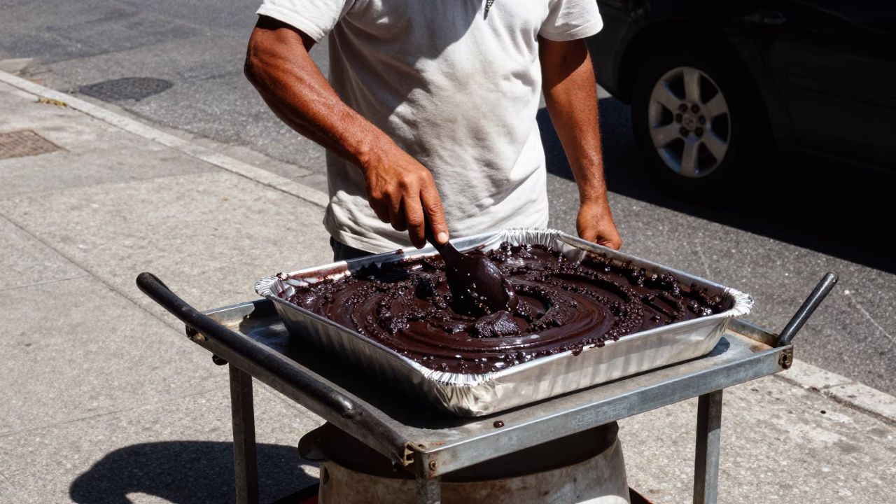 Mole Negro at Midday Light in São Paulo in in São Paulo, Brazil