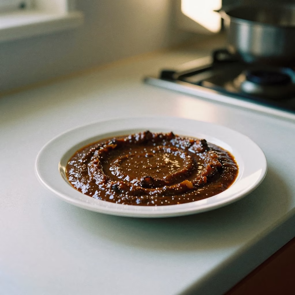 Mole Poblano on Kitchen Worktop at Dawn in on a kitchen worktop in Pretoria
