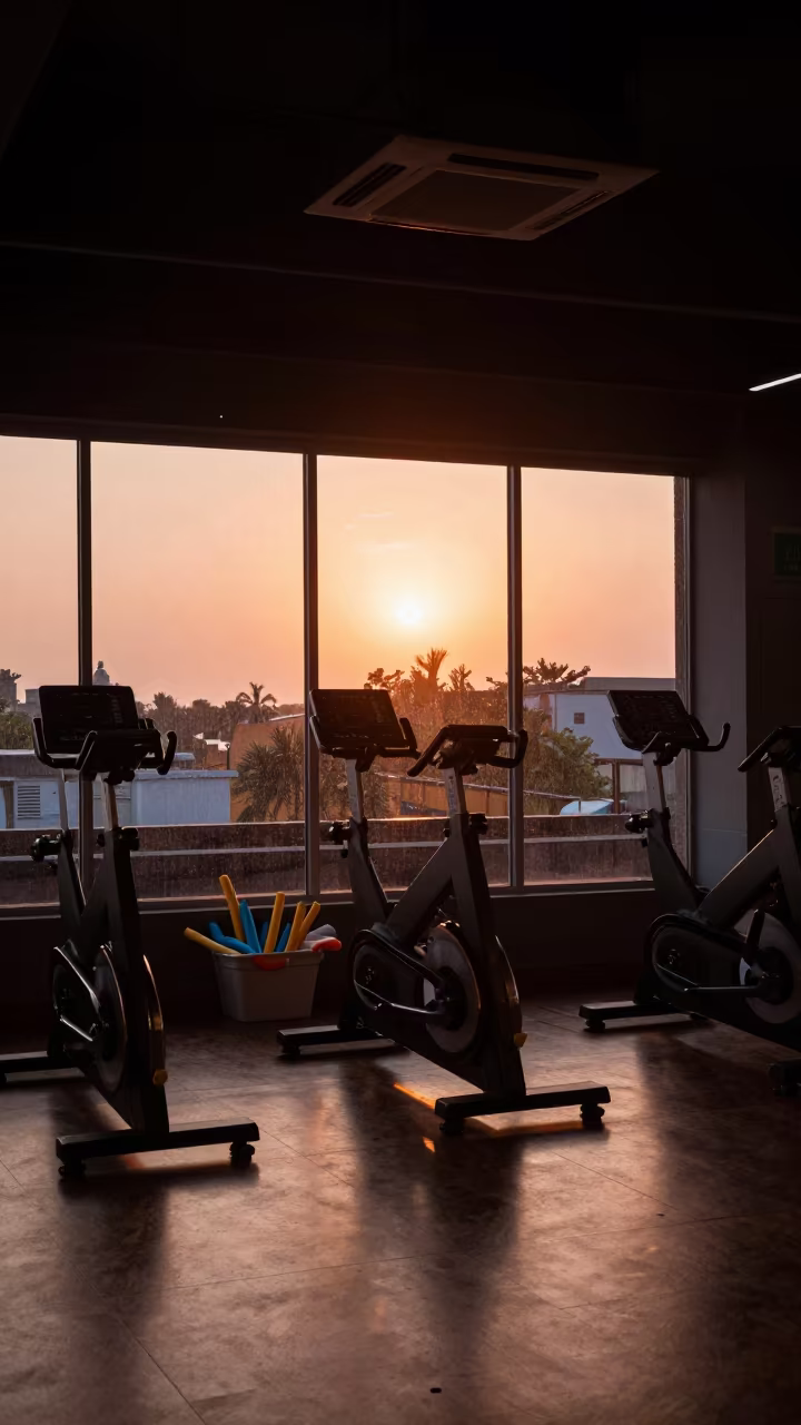 Monsoon Repair Bin in Prayagraj Spin Studio in inside a spin studio under class lights in Prayagraj