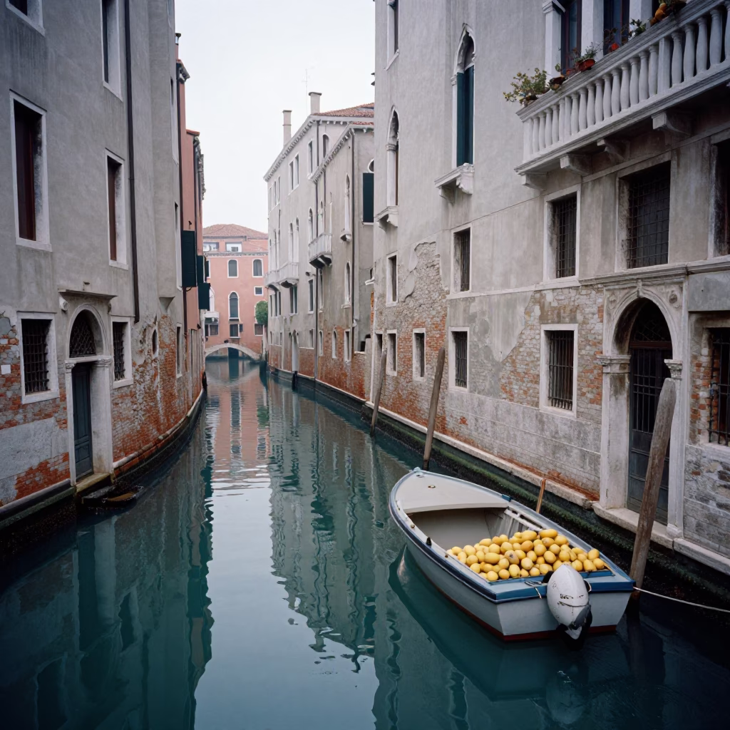Mooring Boat in Venice in in Venice, Italy