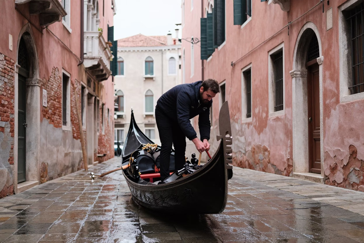 Mooring Cleat in Venice in in Venice, Italy