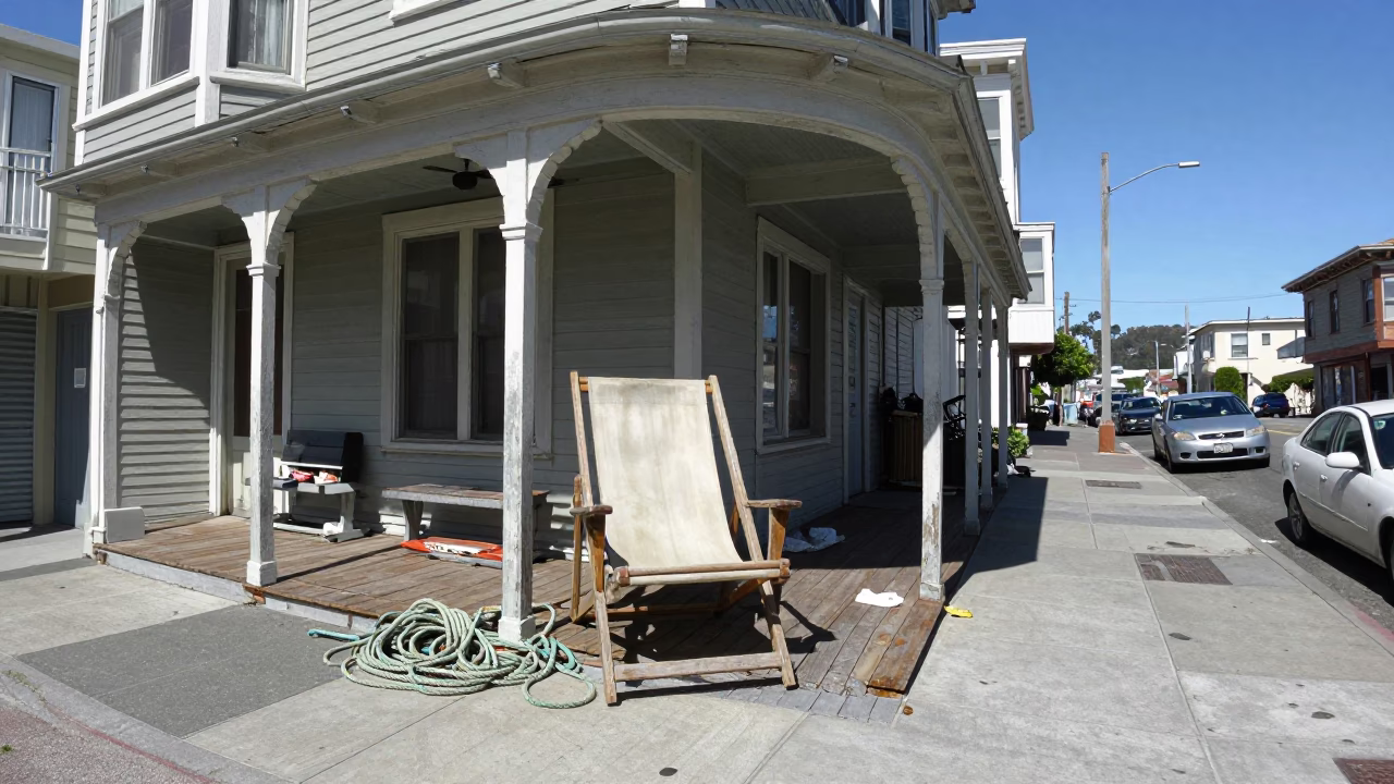 Mooring Rope in San Francisco in in San Francisco, California, United States