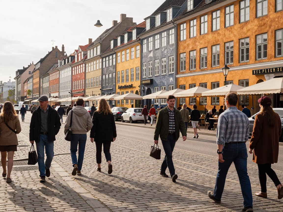 Morning 1960s in Copenhagen at The Late Morning Light in in Copenhagen, Denmark