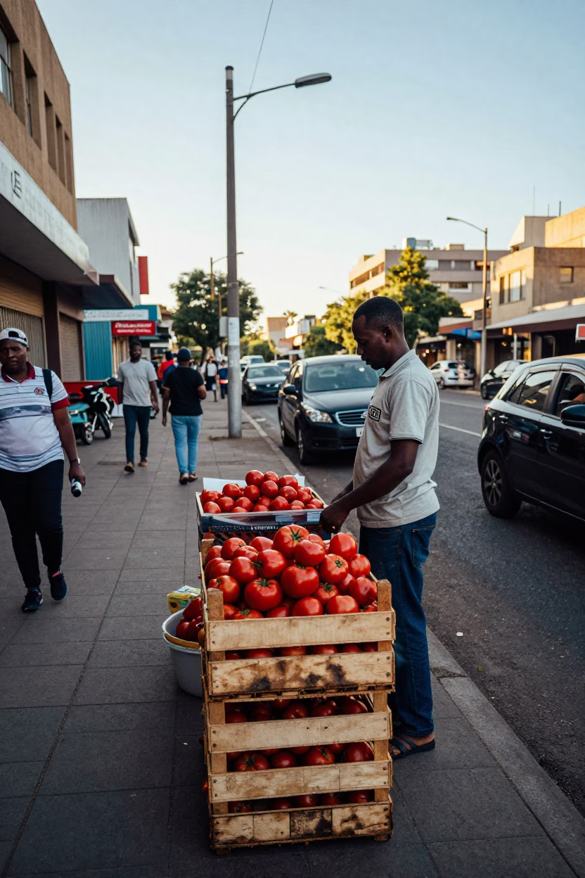 Morning 1980s in Johannesburg at The Late Morning Light in in Johannesburg, South Africa