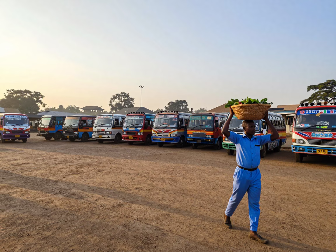 Morning Activity in Nairobi in in Nairobi, Kenya