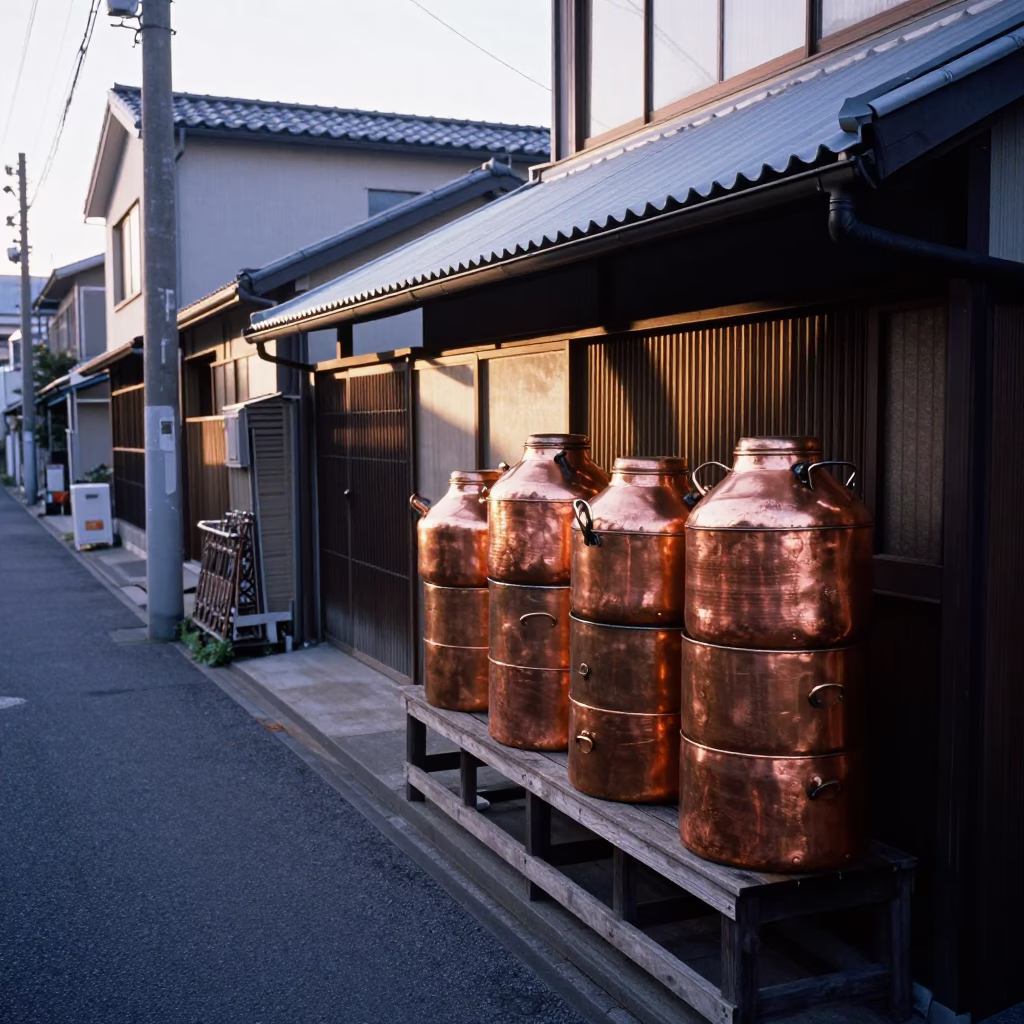 Morning Alleyway in Sapporo in in Sapporo, Japan