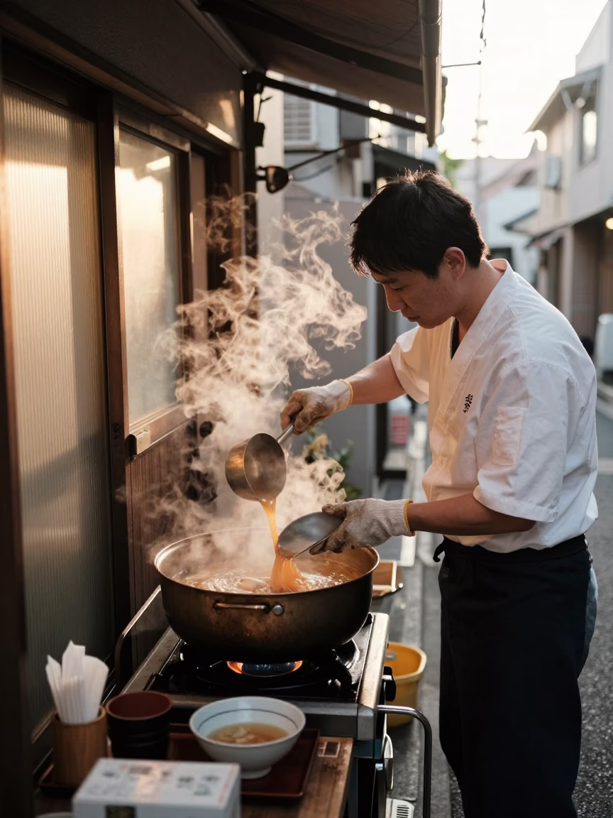Morning Broth in Tokyo in in Tokyo, Japan