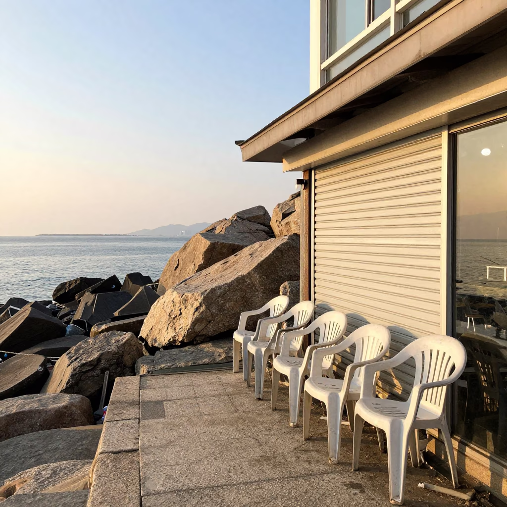 Morning Cleanup in Busan in in Busan, South Korea