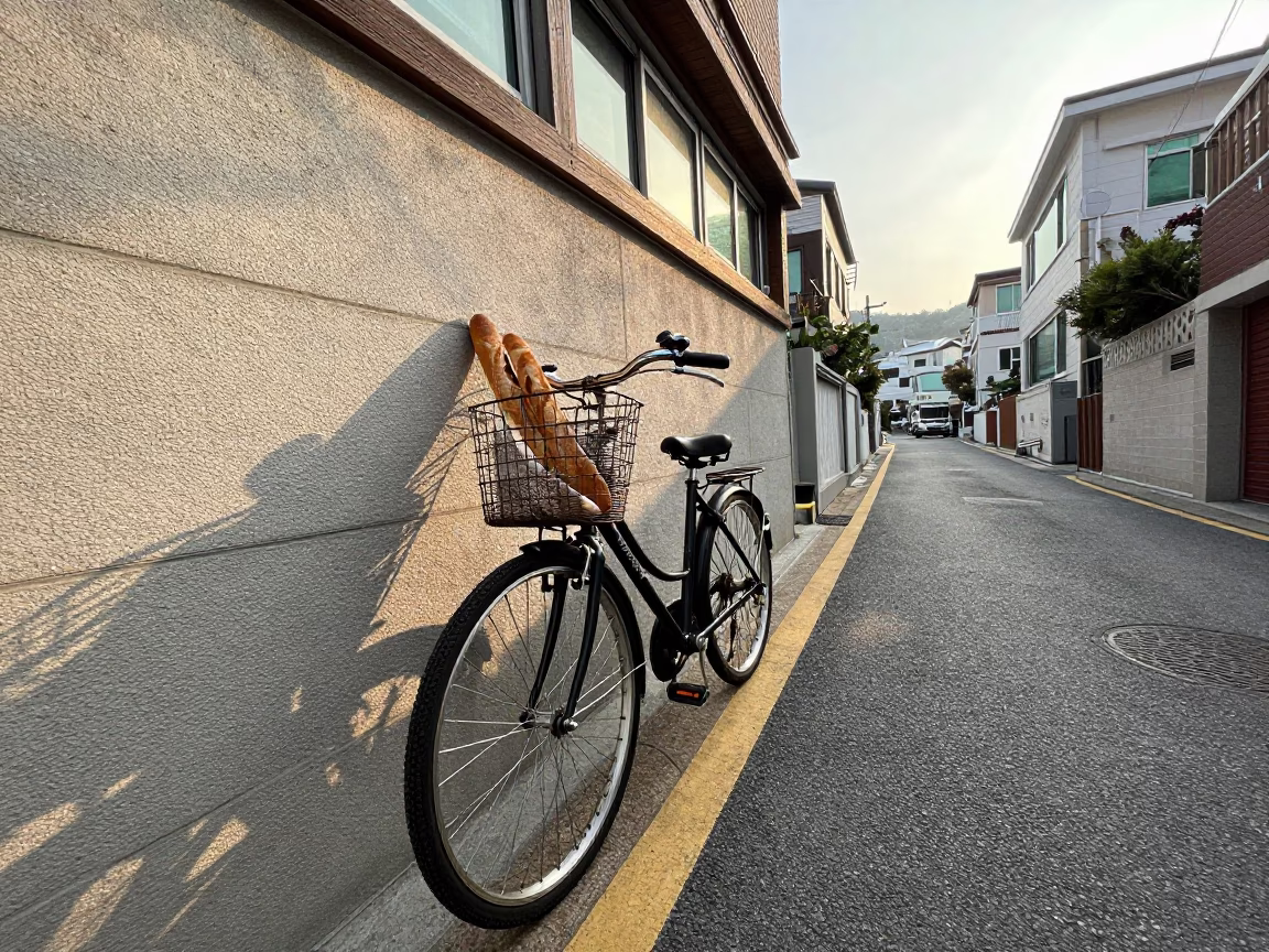 Morning Commute just after sunrise in Busan in in Busan, South Korea