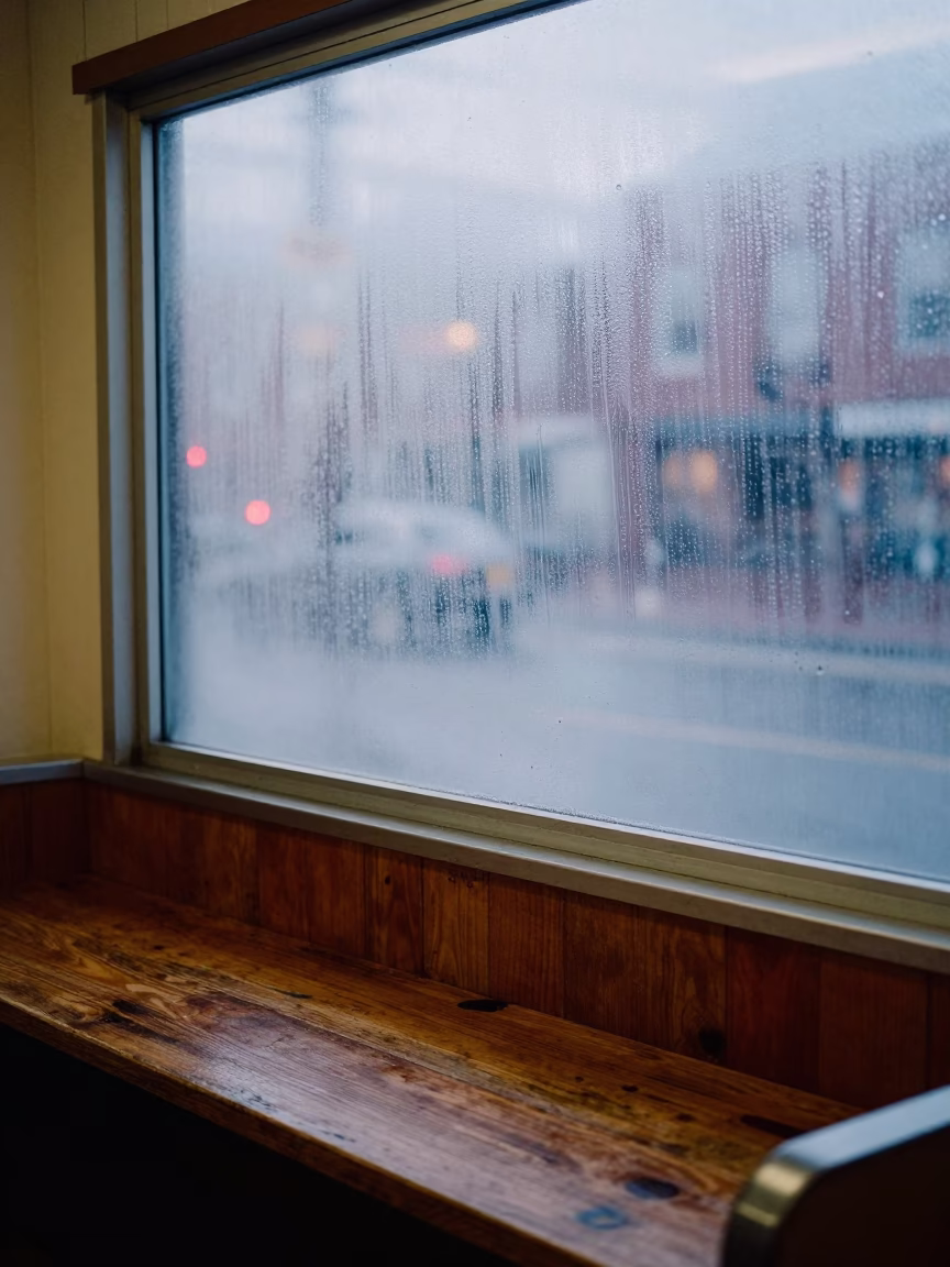 Morning Condensation at Early Morning Light in Boston in in Boston, Massachusetts, United States