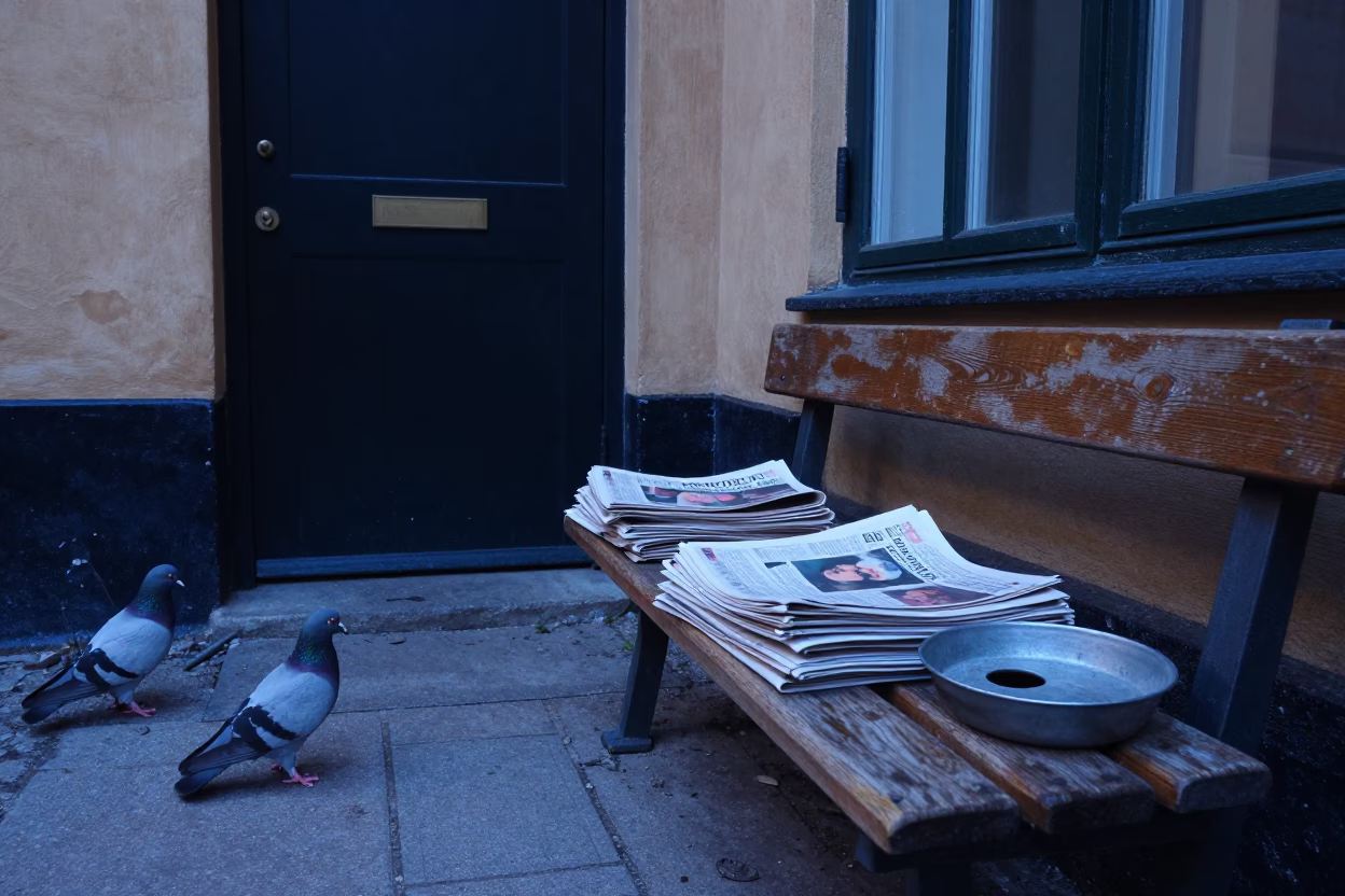 Morning Entryway in Copenhagen in in Copenhagen, Denmark