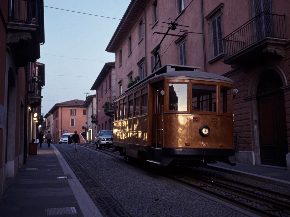Morning Funicular Climb and Spindle Chairs in Bologna Italy at Nautical Dawn in in Bologna, Italy