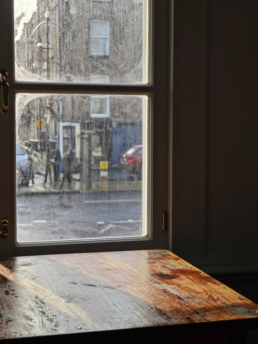 Morning Interior in Dublin at As First Light Reaches The Scene in in Dublin, Ireland