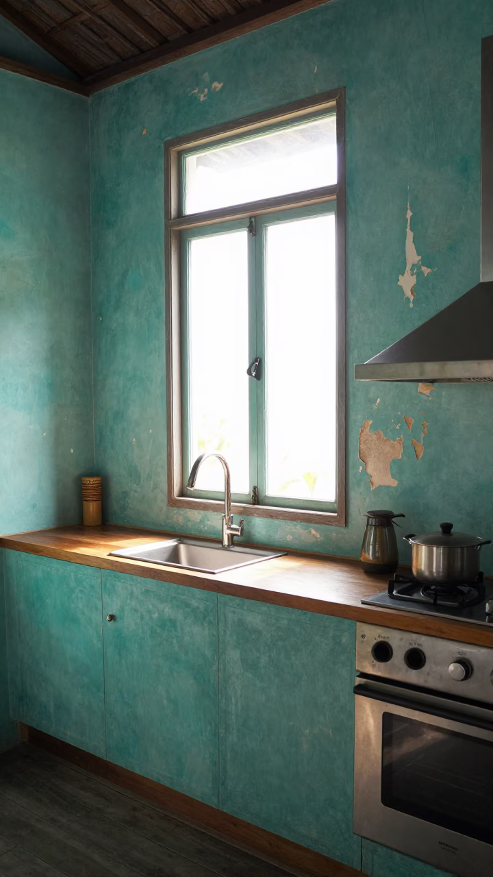 Morning Kitchen in Phuket at The Early Morning Light in in Phuket, Thailand