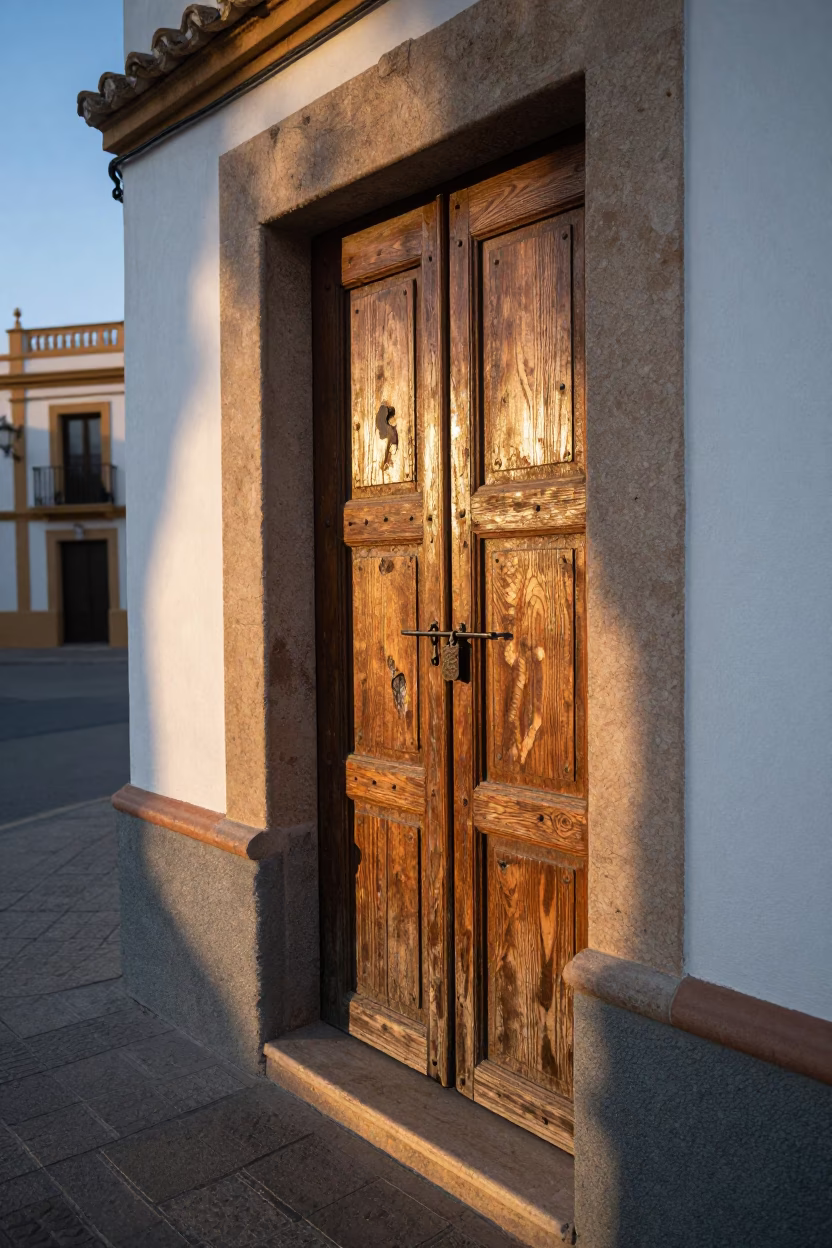 Morning Latch in Valencia at The Early Morning Light in in Valencia, Spain